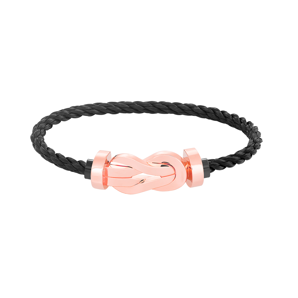 [BIJOUX]CHANCE LARGE 8 FIGURE BUCKLE NO DIAMOND BRACELET ROSE GOLD