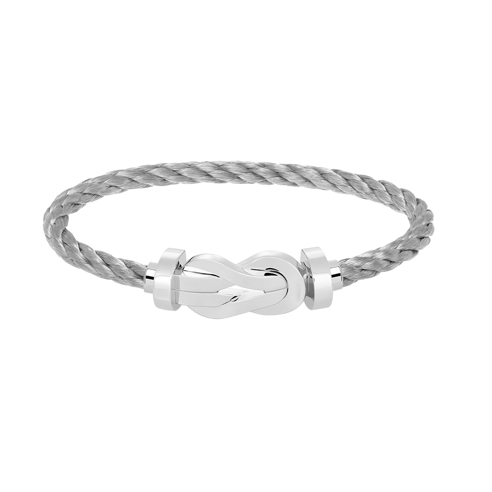 [BIJOUX]CHANCE LARGE 8 FIGURE BUCKLE NO DIAMOND BRACELET SILVER