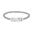 [BIJOUX]CHANCE LARGE 8 FIGURE BUCKLE NO DIAMOND BRACELET SILVER