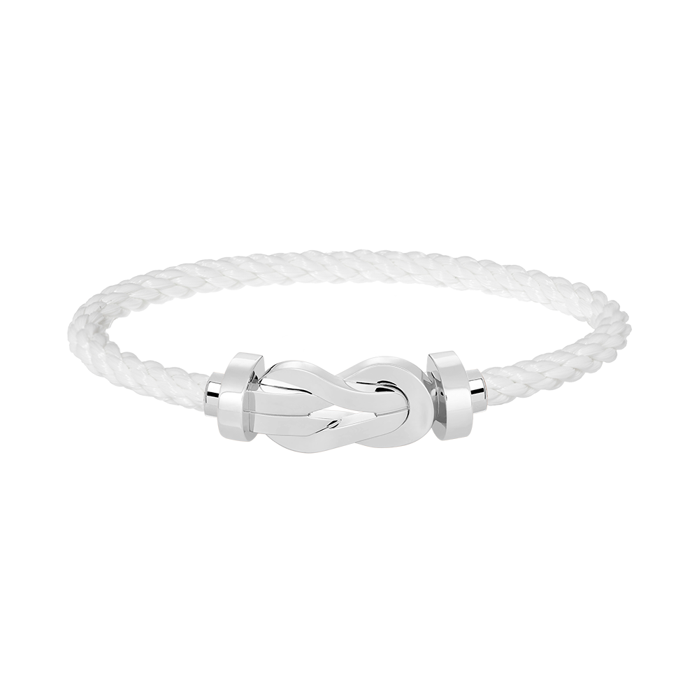[BIJOUX]CHANCE LARGE 8 FIGURE BUCKLE NO DIAMOND BRACELET SILVER