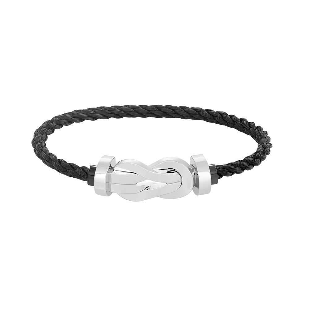 [BIJOUX]CHANCE LARGE 8 FIGURE BUCKLE NO DIAMOND BRACELET SILVER