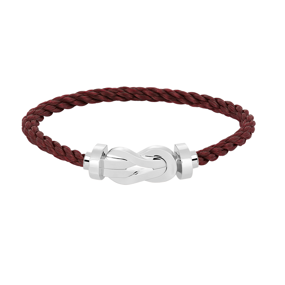 [BIJOUX]CHANCE LARGE 8 FIGURE BUCKLE NO DIAMOND BRACELET SILVER