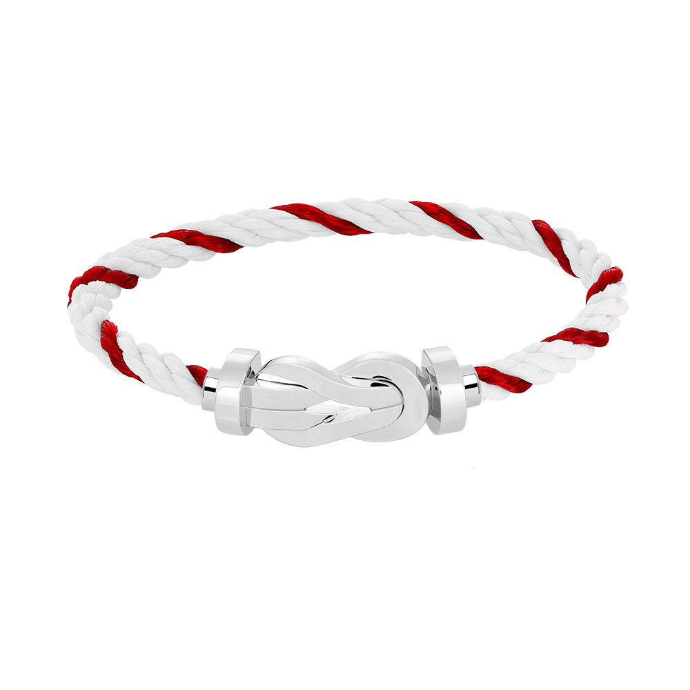 [BIJOUX]CHANCE LARGE 8 FIGURE BUCKLE NO DIAMOND BRACELET SILVER