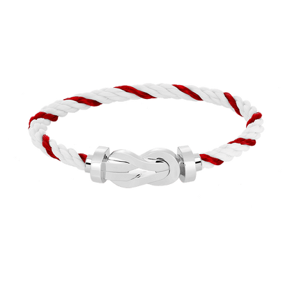 [BIJOUX]CHANCE LARGE 8 FIGURE BUCKLE NO DIAMOND BRACELET SILVER