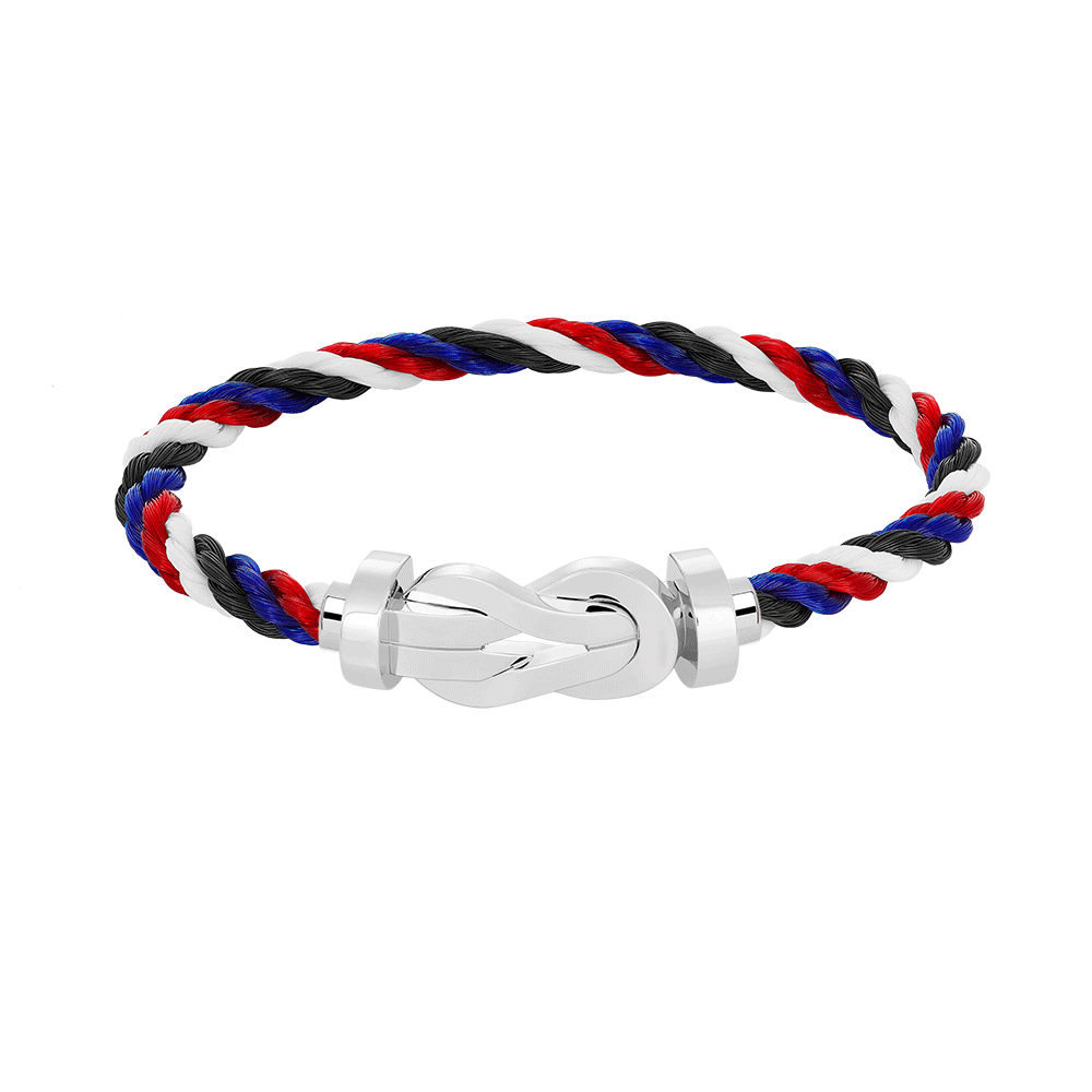 [BIJOUX]CHANCE LARGE 8 FIGURE BUCKLE NO DIAMOND BRACELET SILVER