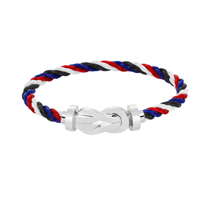 [BIJOUX]CHANCE LARGE 8 FIGURE BUCKLE NO DIAMOND BRACELET SILVER