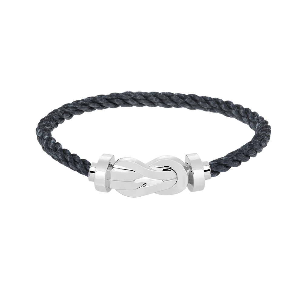 [BIJOUX]CHANCE LARGE 8 FIGURE BUCKLE NO DIAMOND BRACELET SILVER