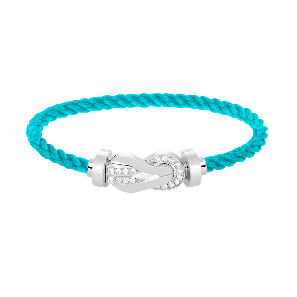 [BIJOUX]CHANCE GRAND BRACELET BOUCLE 8 CHIFFRES DEMI DIAMANT ARGENT