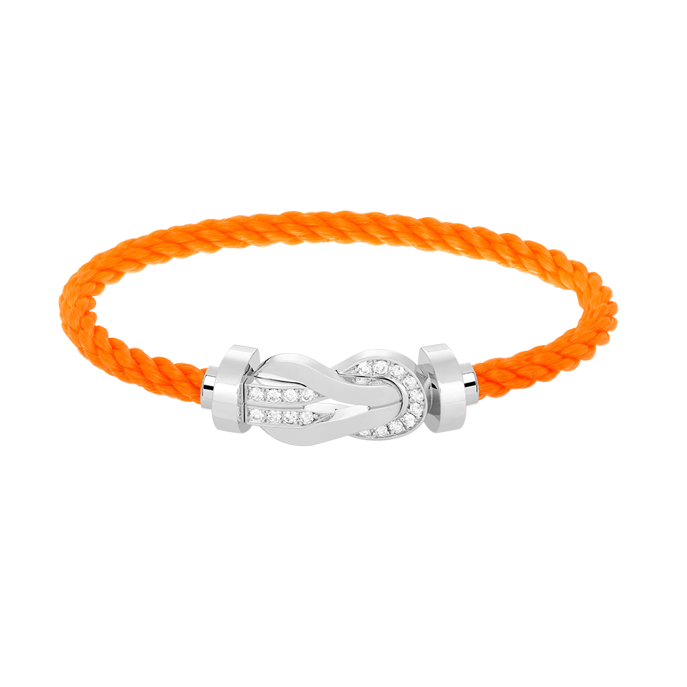 [BIJOUX]CHANCE GRAND BRACELET BOUCLE 8 CHIFFRES DEMI DIAMANT ARGENT