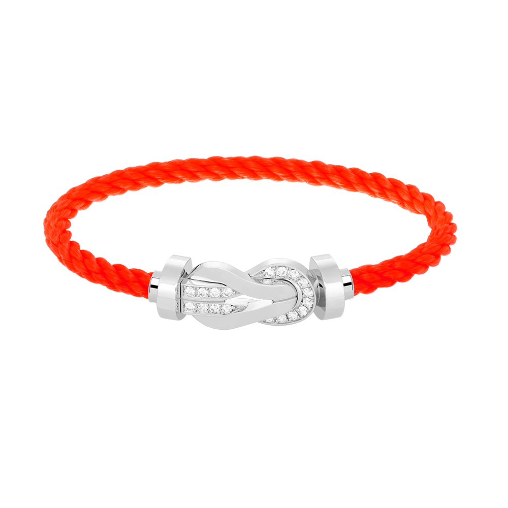 [BIJOUX]CHANCE GRAND BRACELET BOUCLE 8 CHIFFRES DEMI DIAMANT ARGENT