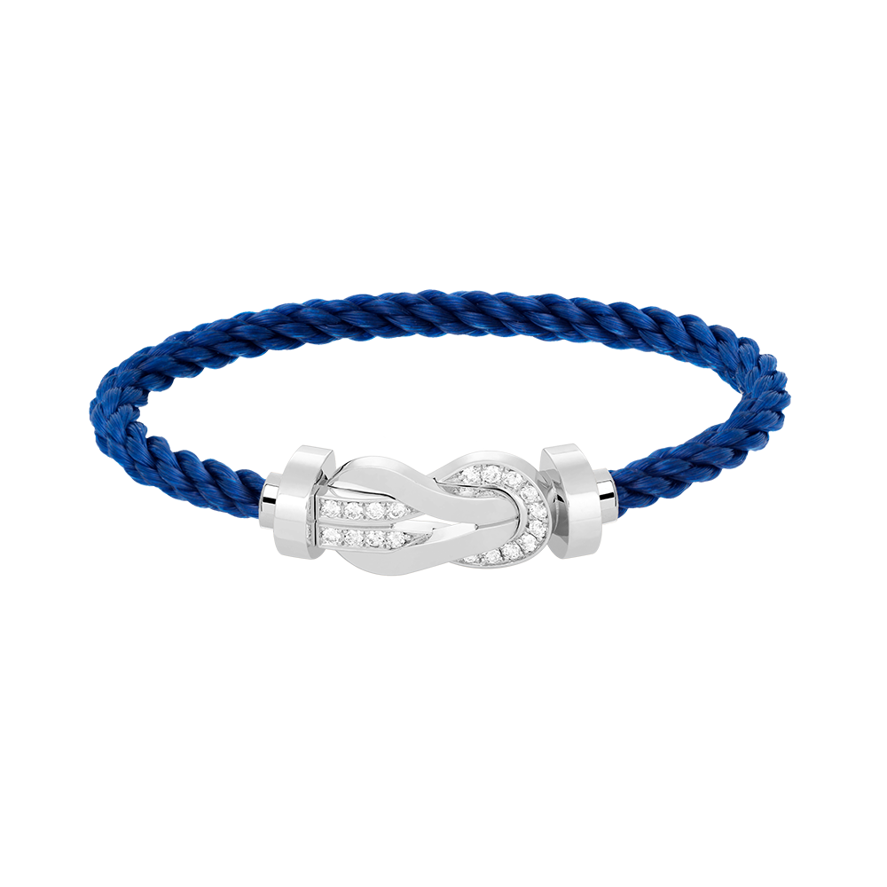 [BIJOUX]CHANCE GRAND BRACELET BOUCLE 8 CHIFFRES DEMI DIAMANT ARGENT