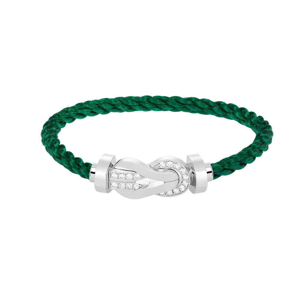 [BIJOUX]CHANCE GRAND BRACELET BOUCLE 8 CHIFFRES DEMI DIAMANT ARGENT