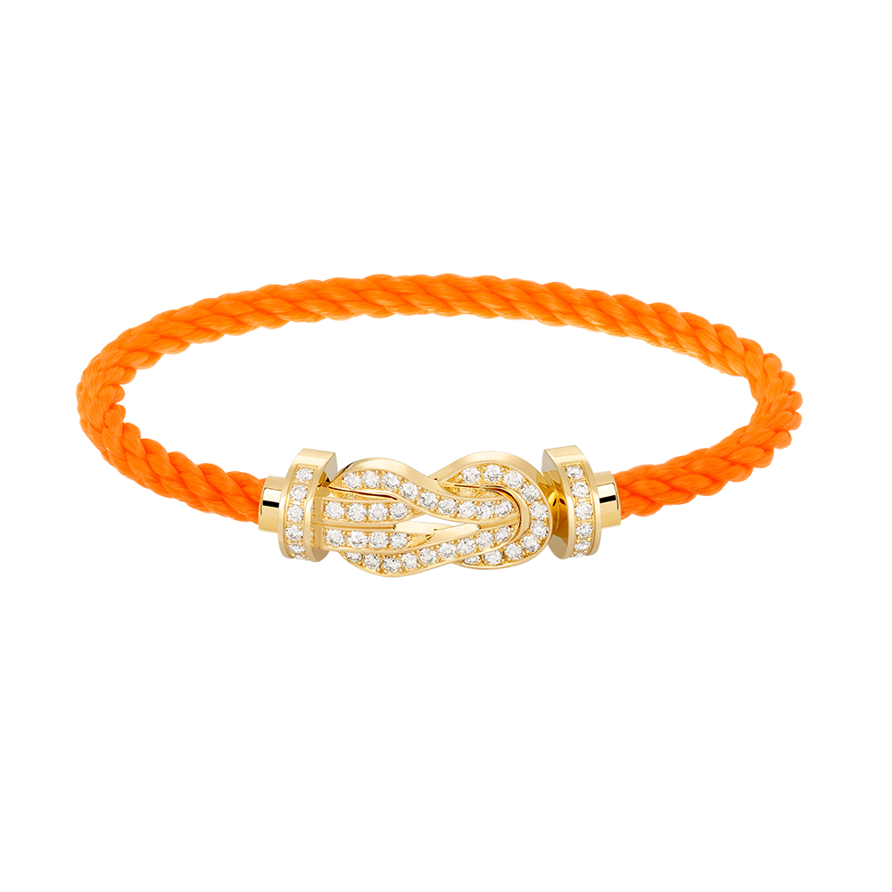 [BIJOUX]CHANCE GRAND BRACELET BOUCLE 8 CHIFFRES FULL DIAMOND OR