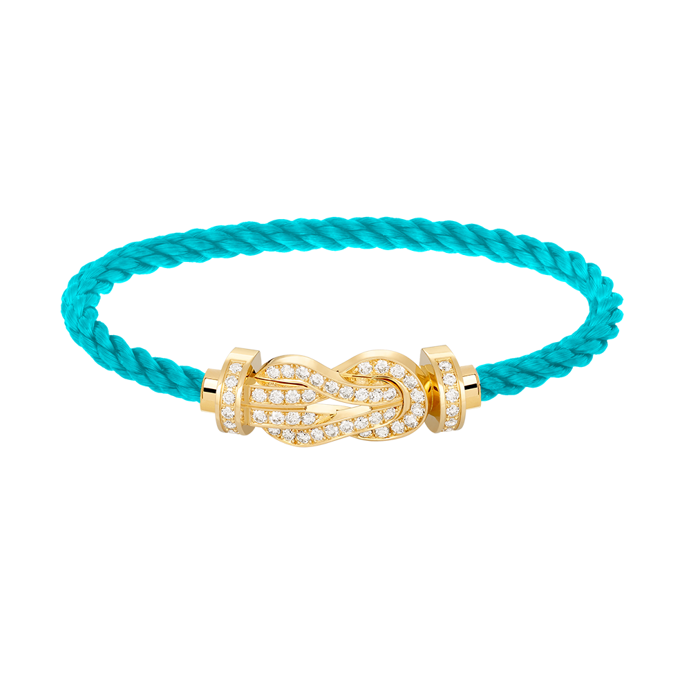 [BIJOUX]CHANCE GRAND BRACELET BOUCLE 8 CHIFFRES FULL DIAMOND OR