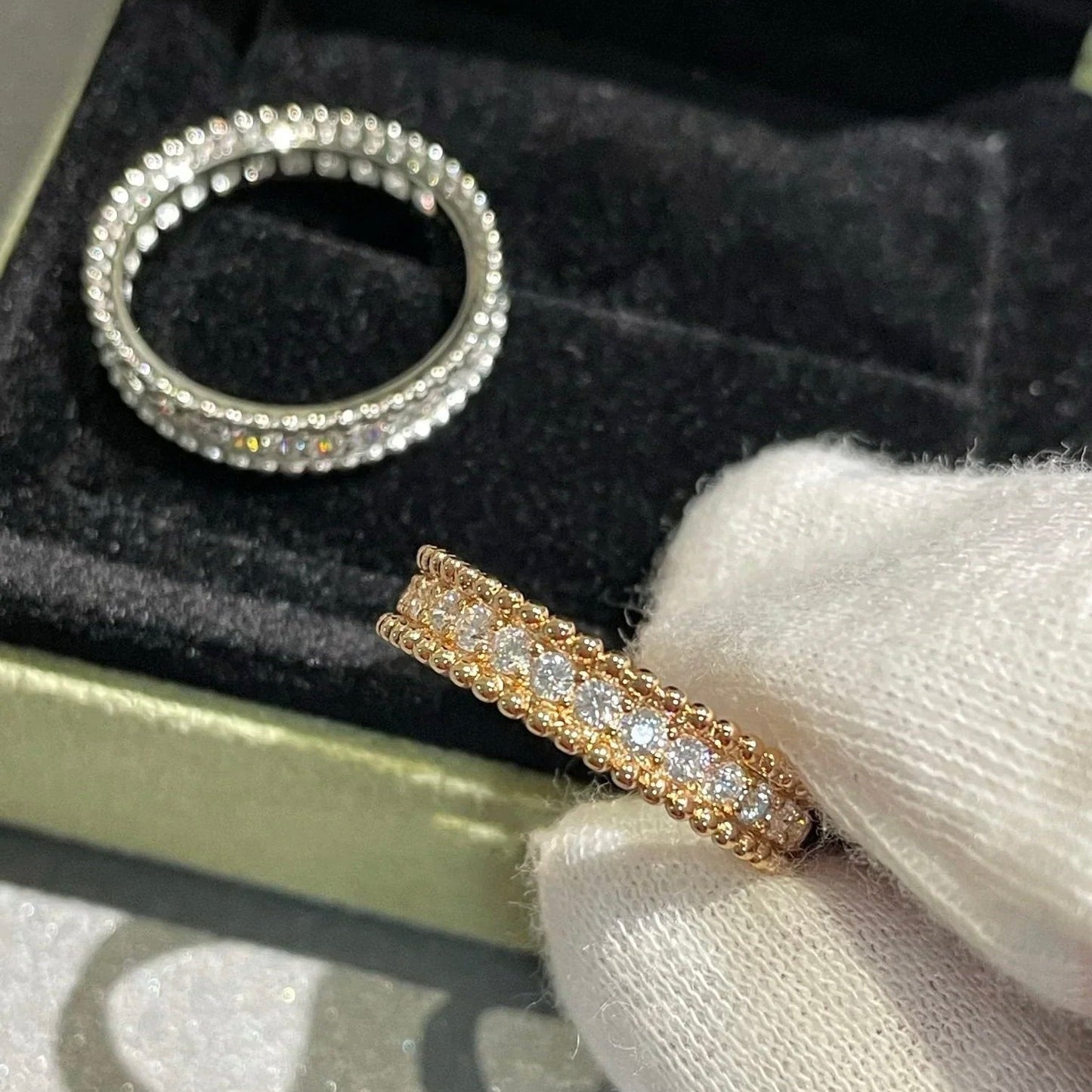 [BIJOUX]PERLEE DIAMOND SILVER RING