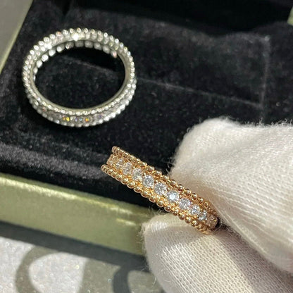 [BIJOUX]PERLEE DIAMOND ROSE GOLD RING