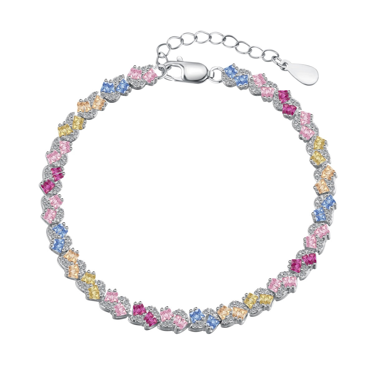 [Goodv] Bracelet de fête en forme de fleur colorée et ornée