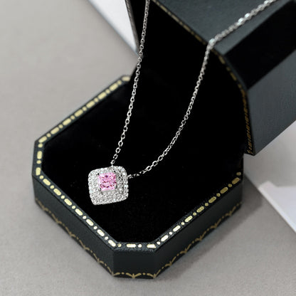 [Goodv]Sparkling Asscher Cut Necklace