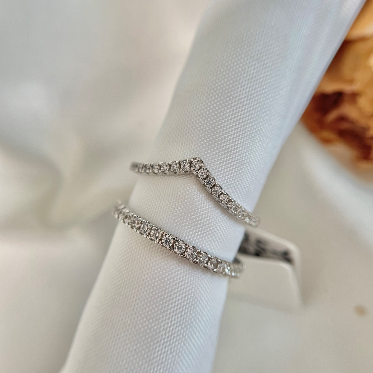 [Goodv]Elaborate Tennis Band Ring