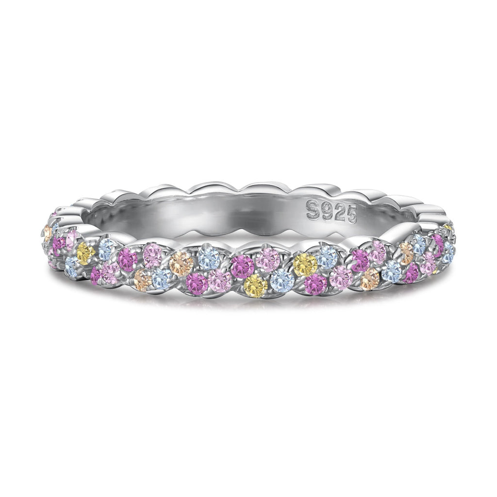 [Goodv] Bague quotidienne délicate et énergique à coupe ronde