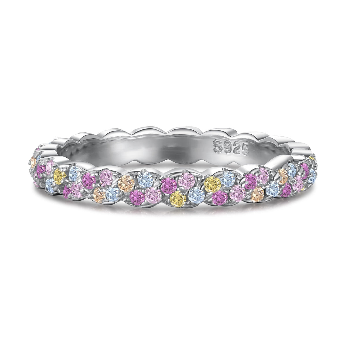 [Goodv] Bague quotidienne délicate et énergique à coupe ronde