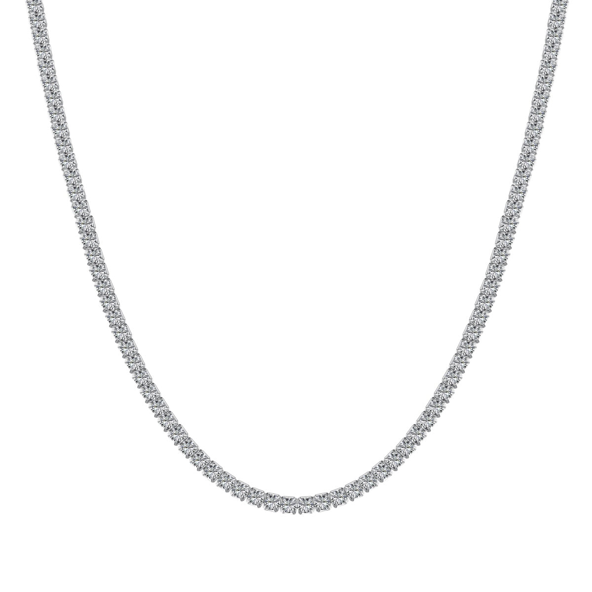 [Goodv] Collier de tennis de forme ronde délicate