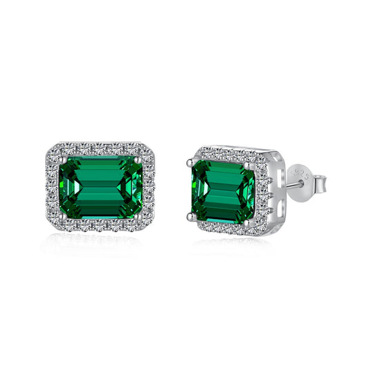 [Goodv]Luxurious Dainty Emerald Cut Banquet Earrings