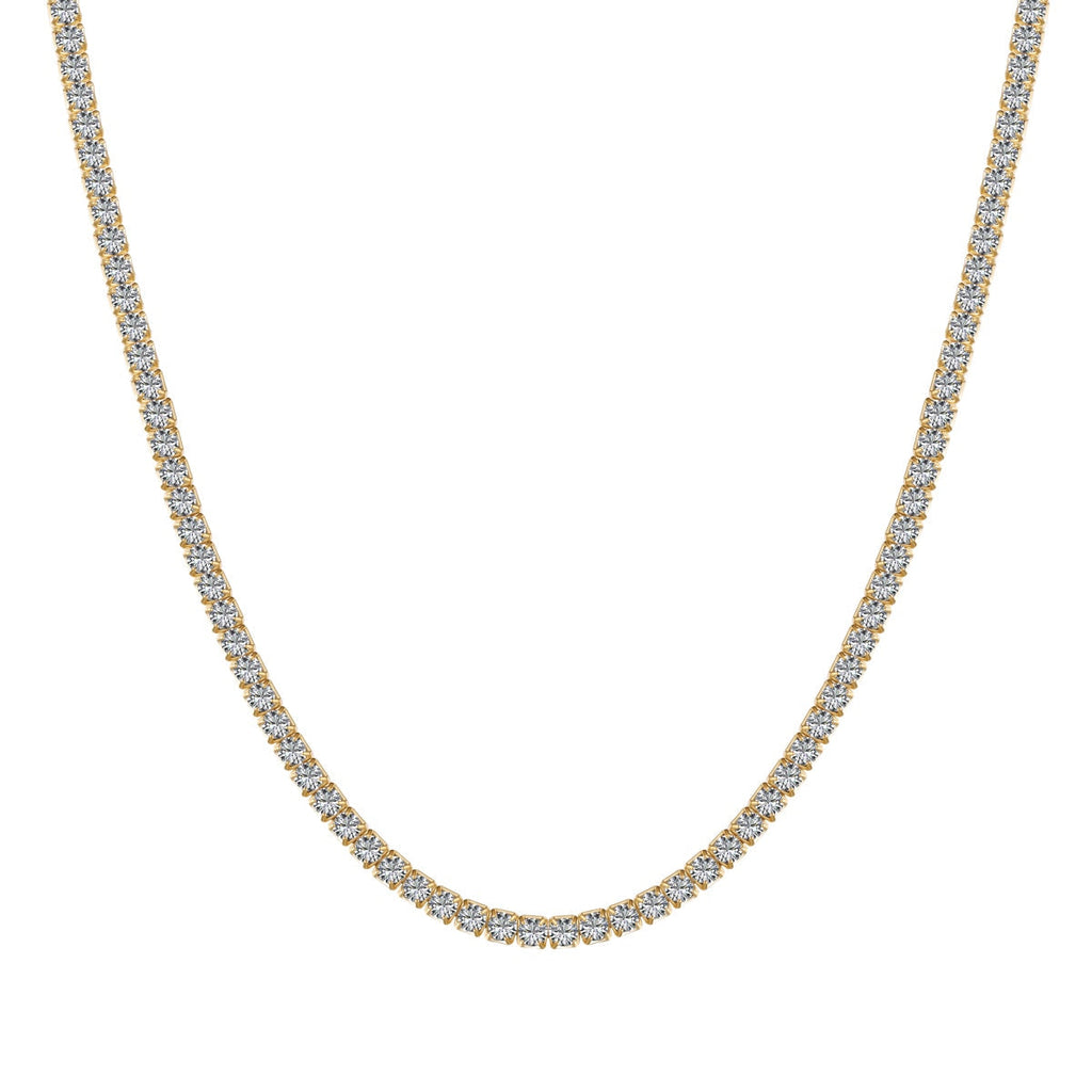 [Goodv] Collier de tennis de forme ronde délicate