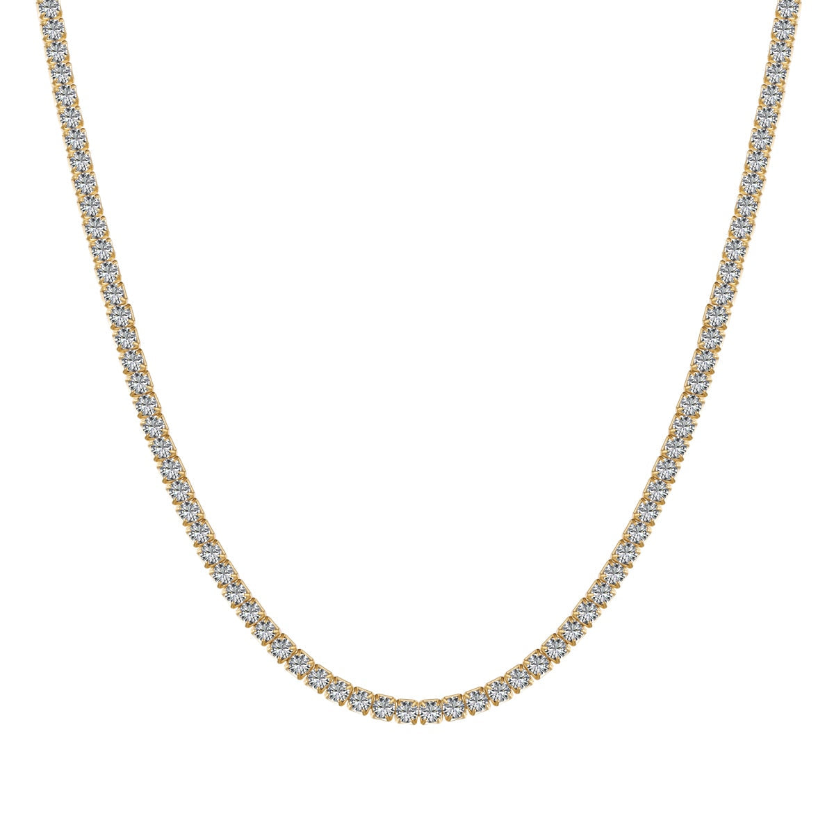 [Goodv] Collier de tennis de forme ronde délicate