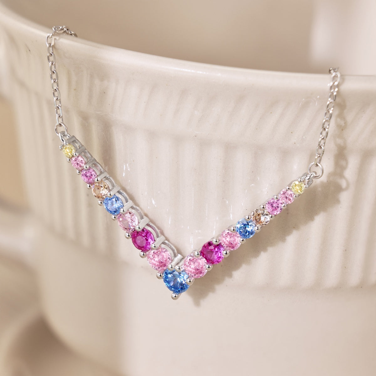 [Goodv]Ornate Round Cut Necklace