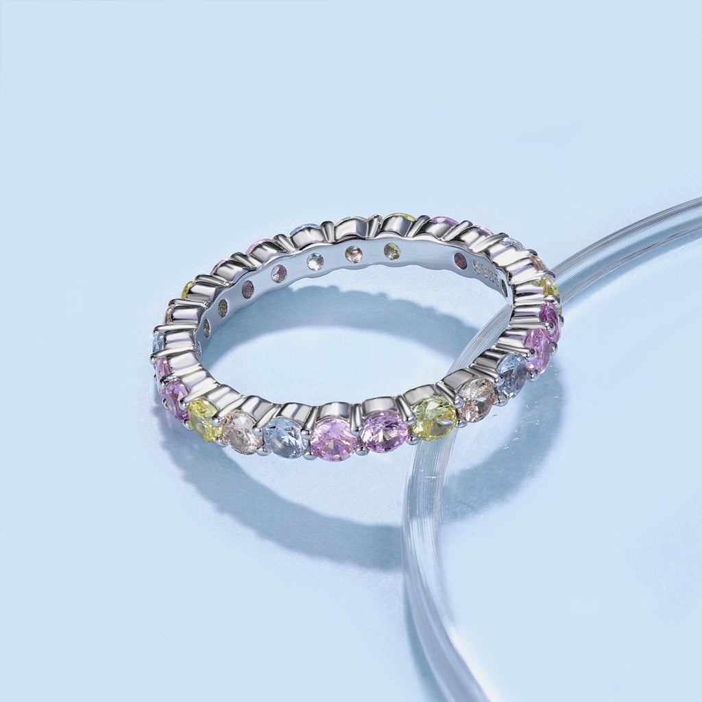 [Goodv]Dazzling Resplendent Round Cut Party Ring