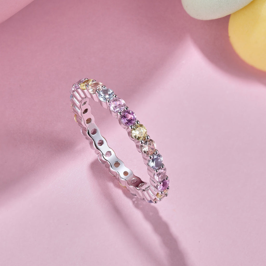 [Goodv]Dazzling Resplendent Round Cut Party Ring