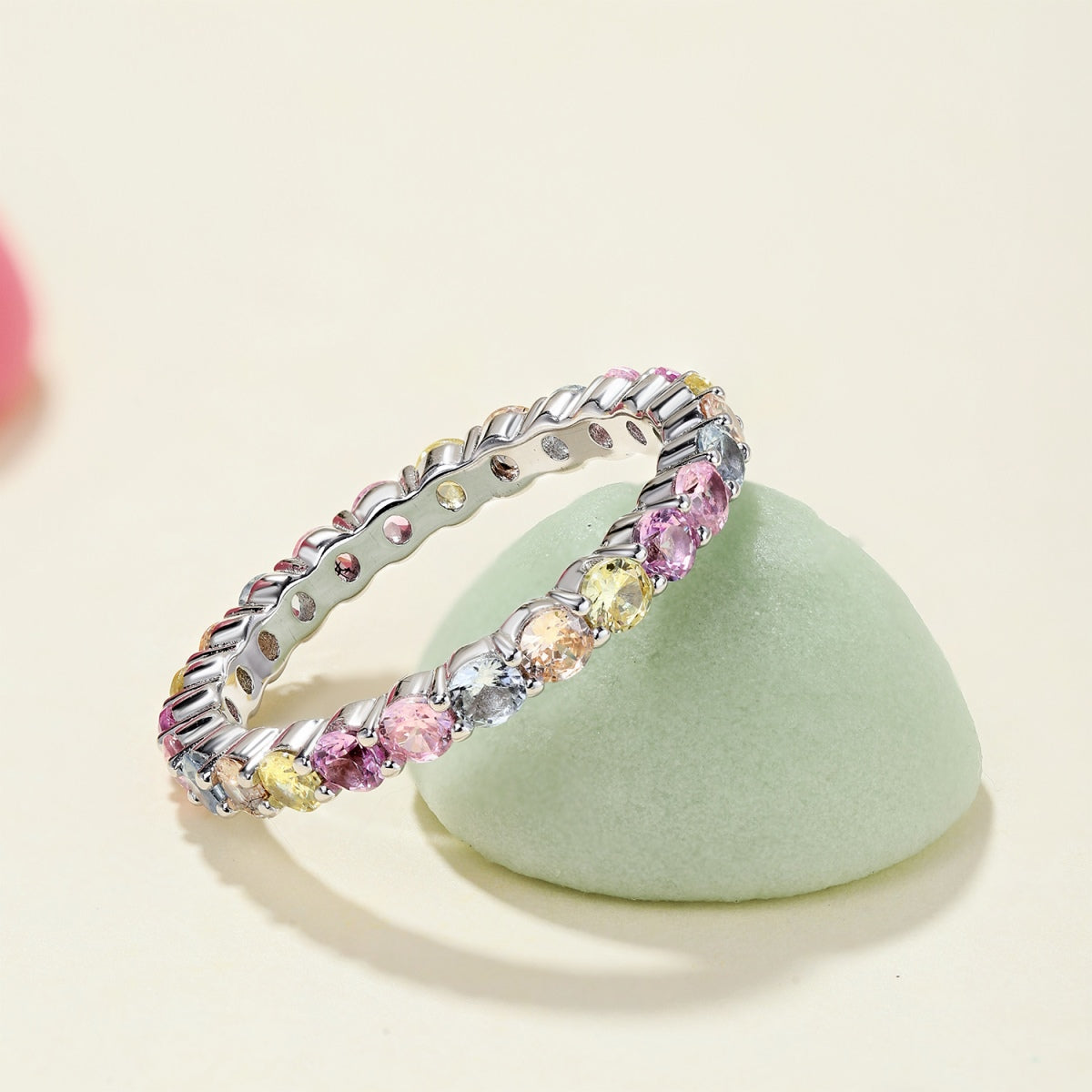[Goodv]Dazzling Resplendent Round Cut Party Ring