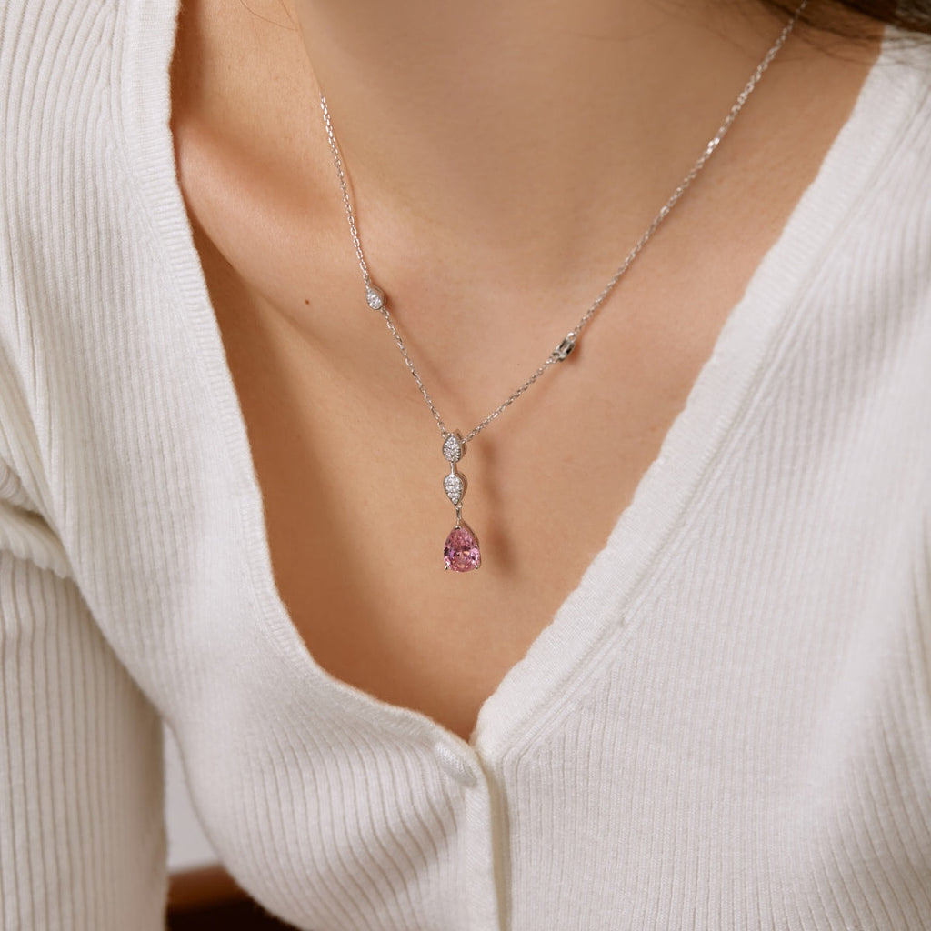 [Goodv]Dazzling Pear Cut Necklace