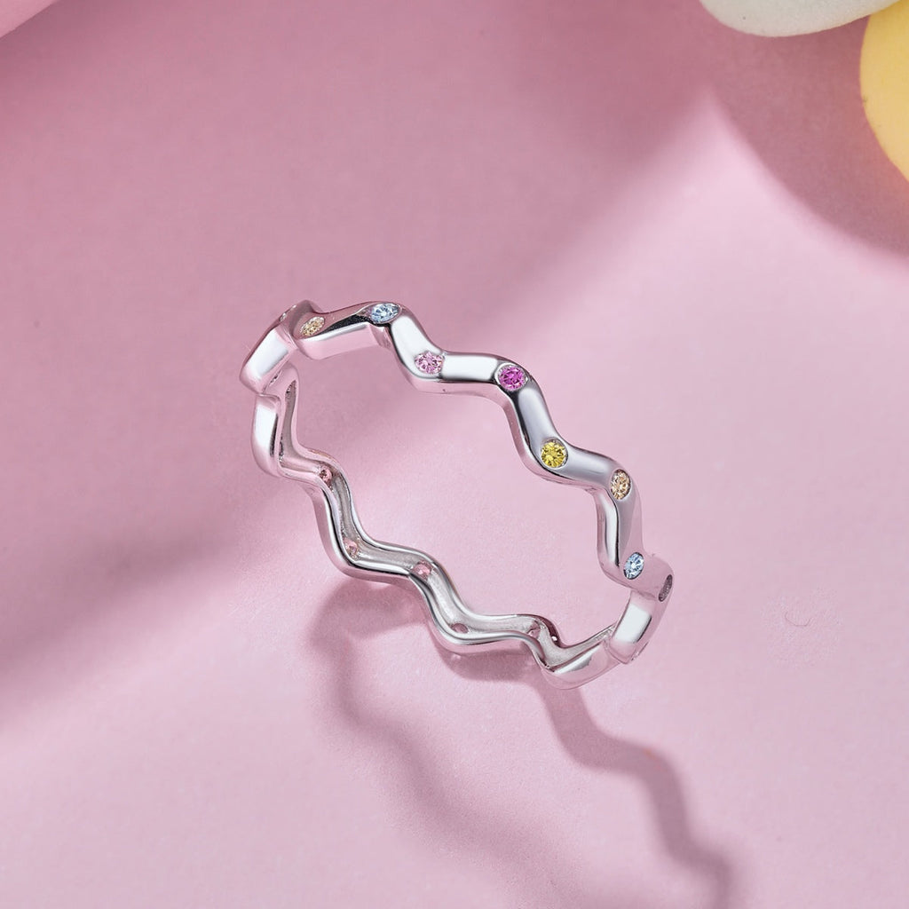 [Goodv]Ornate Vibrant Round Cut Daily Ring