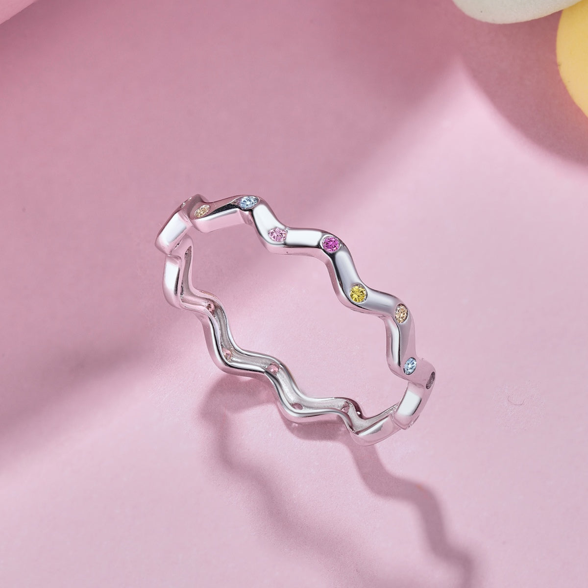 [Goodv]Ornate Vibrant Round Cut Daily Ring