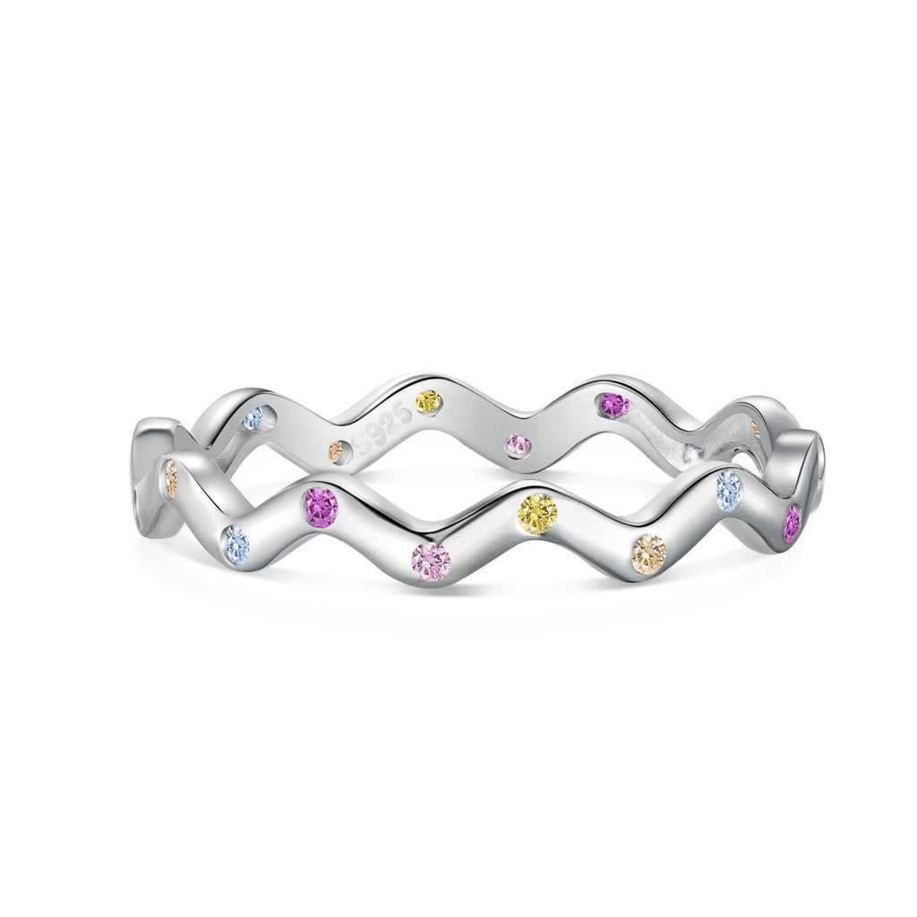 [Goodv]Ornate Vibrant Round Cut Daily Ring