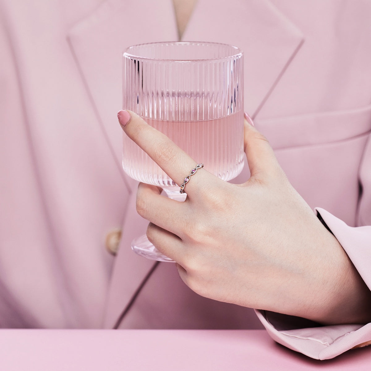 [Goodv]Elegant Energetic Round Cut Daily Ring