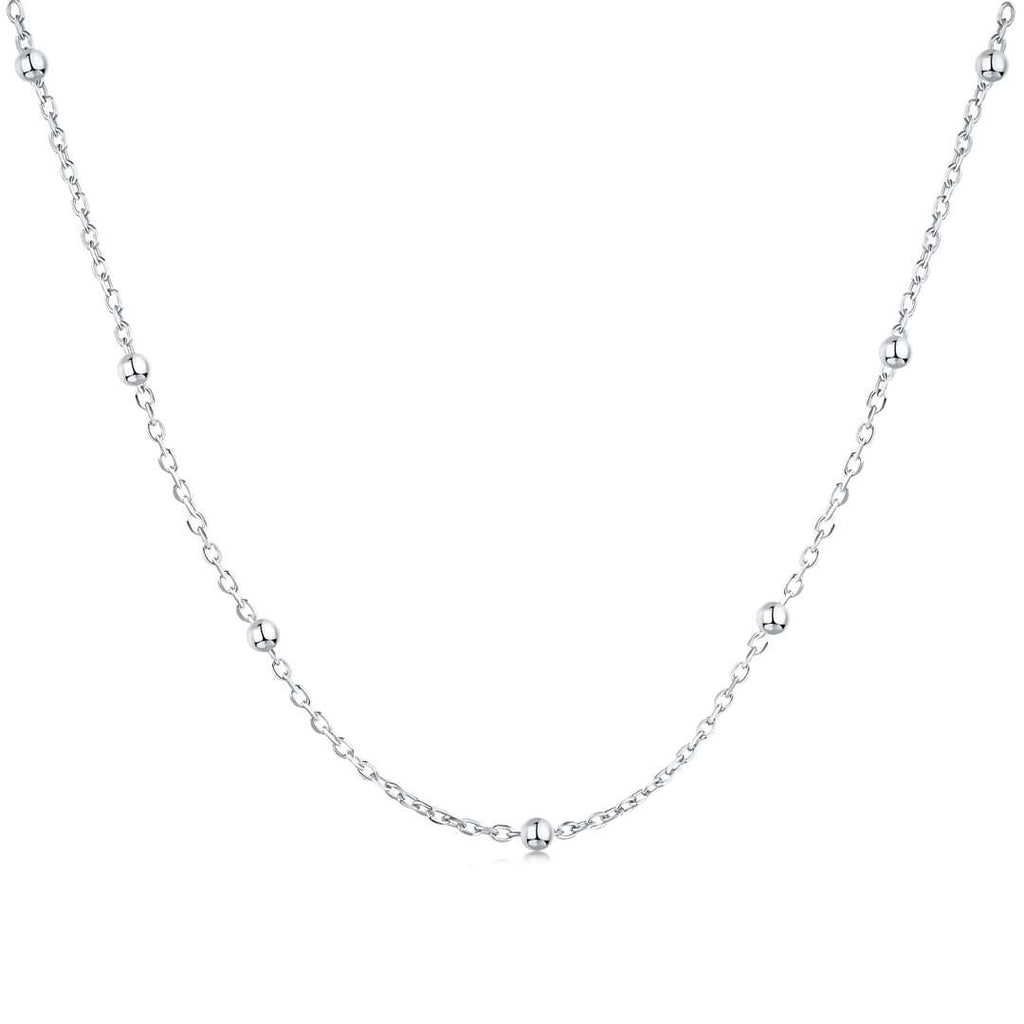 [Goodv]Small Bead Clavicle Chain Simple Necklace