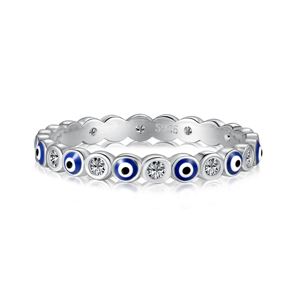 [Goodv]Sparkling Vibrant Round Shape Daily Ring