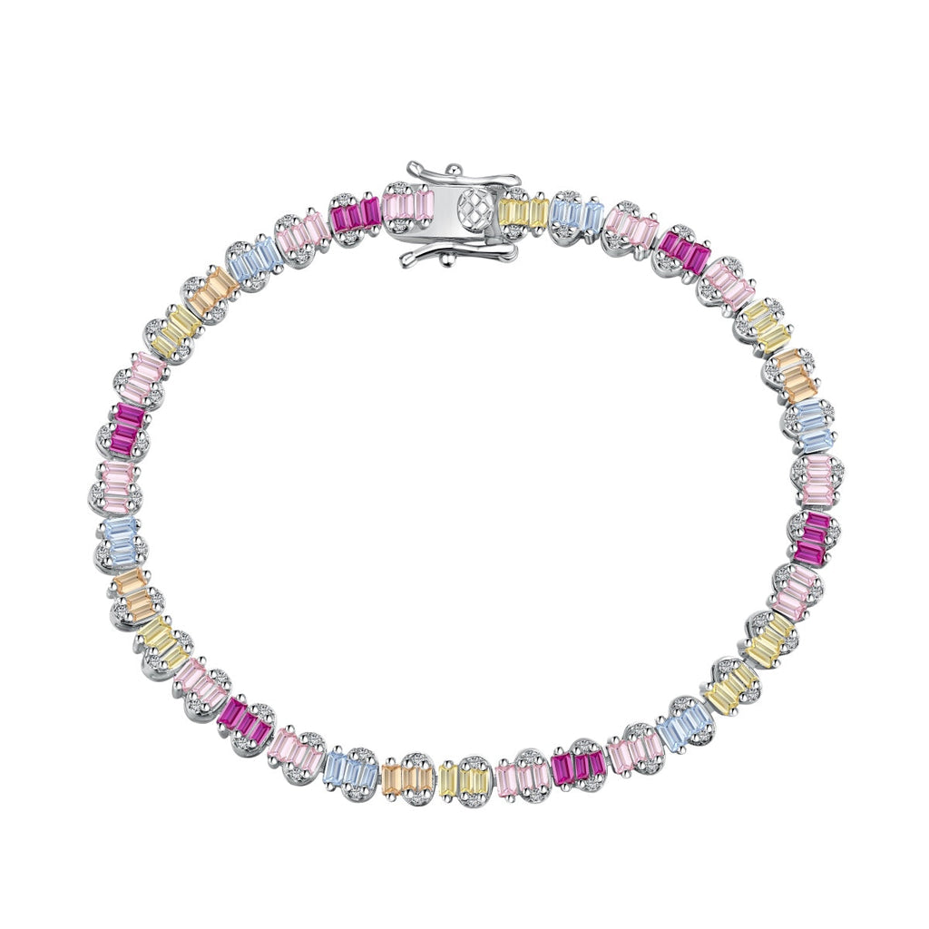 [Goodv] Bracelet de fête délicat et coloré en émeraude taillée