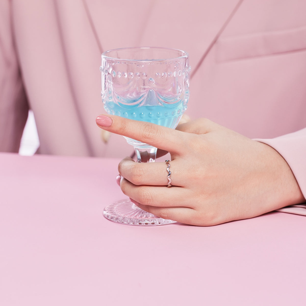 [Goodv]Ornate Vibrant Round Cut Daily Ring