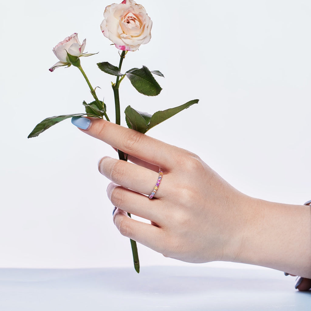 [Goodv]Dazzling Resplendent Round Cut Party Ring
