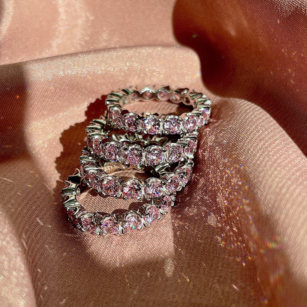 [Goodv]Eternity Round Cut Tennis Ring