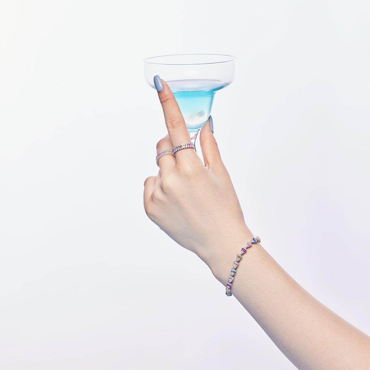 [Goodv]Radiant Water Drop Shape Daily Bracelet