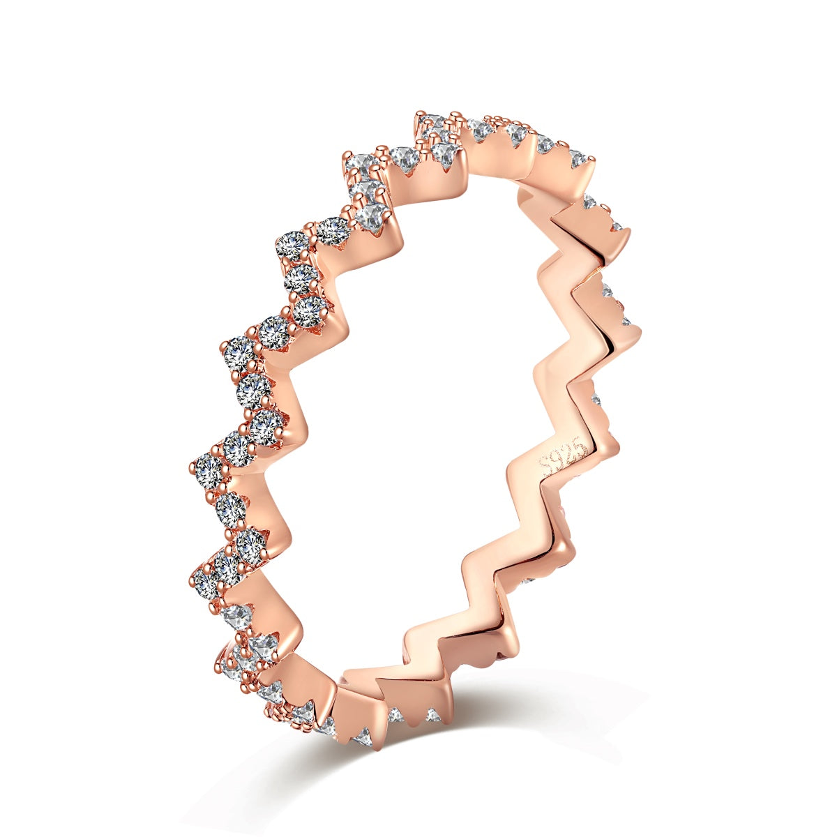 [Goodv] Bague quotidienne en forme de vague délicate et enchanteresse