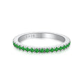 [Goodv] Bague quotidienne délicate et scintillante à coupe ronde