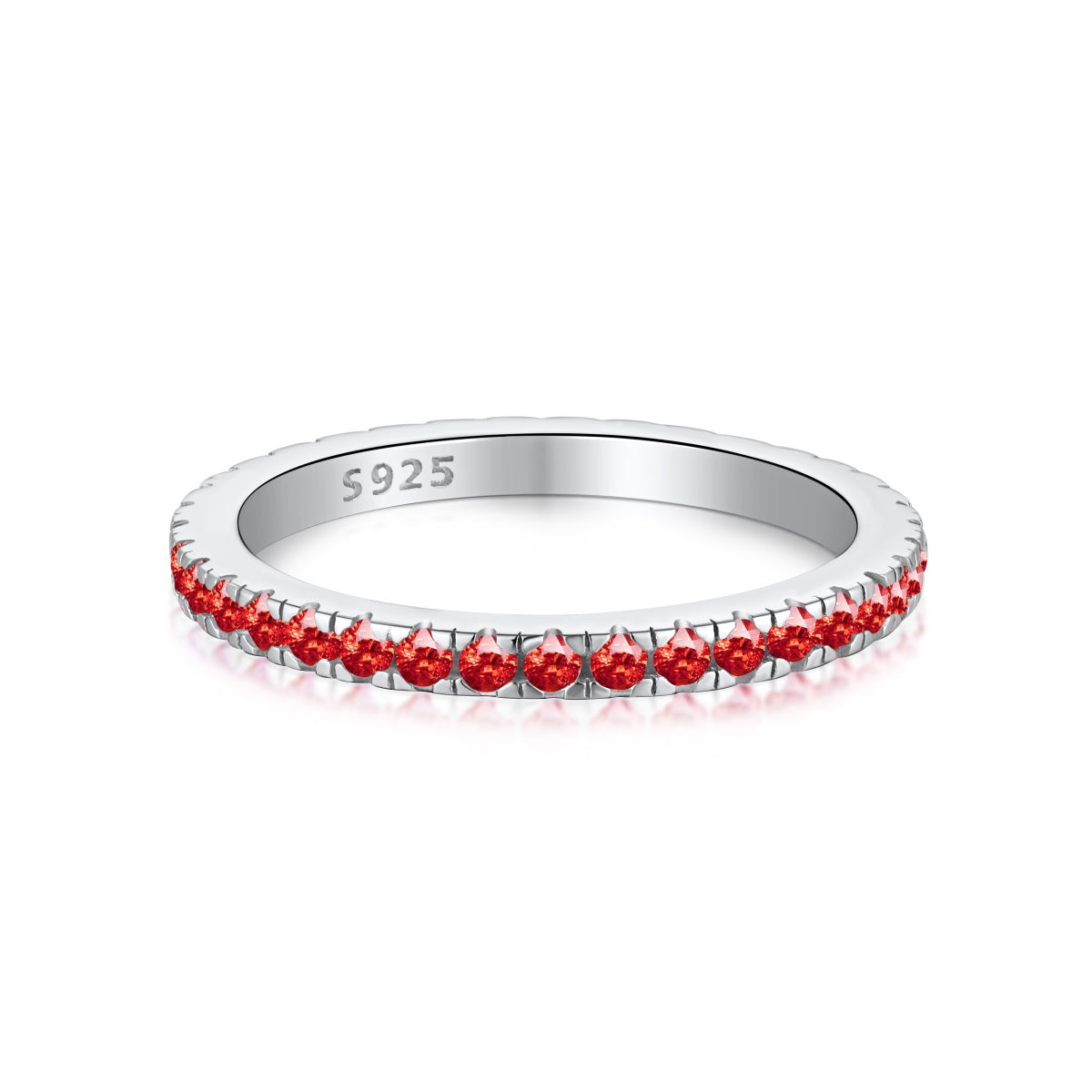 [Goodv] Bague quotidienne délicate et scintillante à coupe ronde