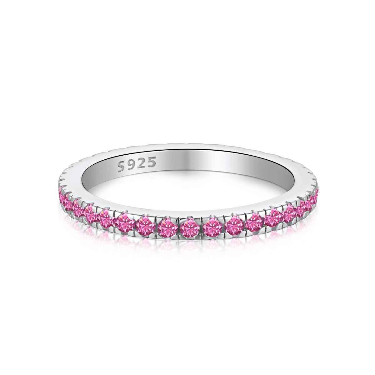 [Goodv] Bague quotidienne délicate et scintillante à coupe ronde