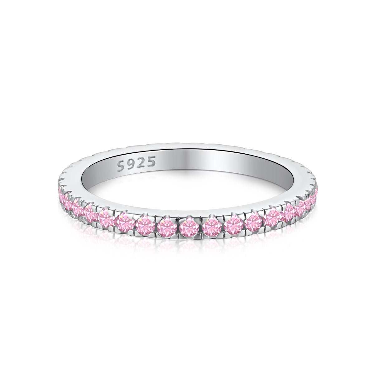 [Goodv] Bague quotidienne délicate et scintillante à coupe ronde